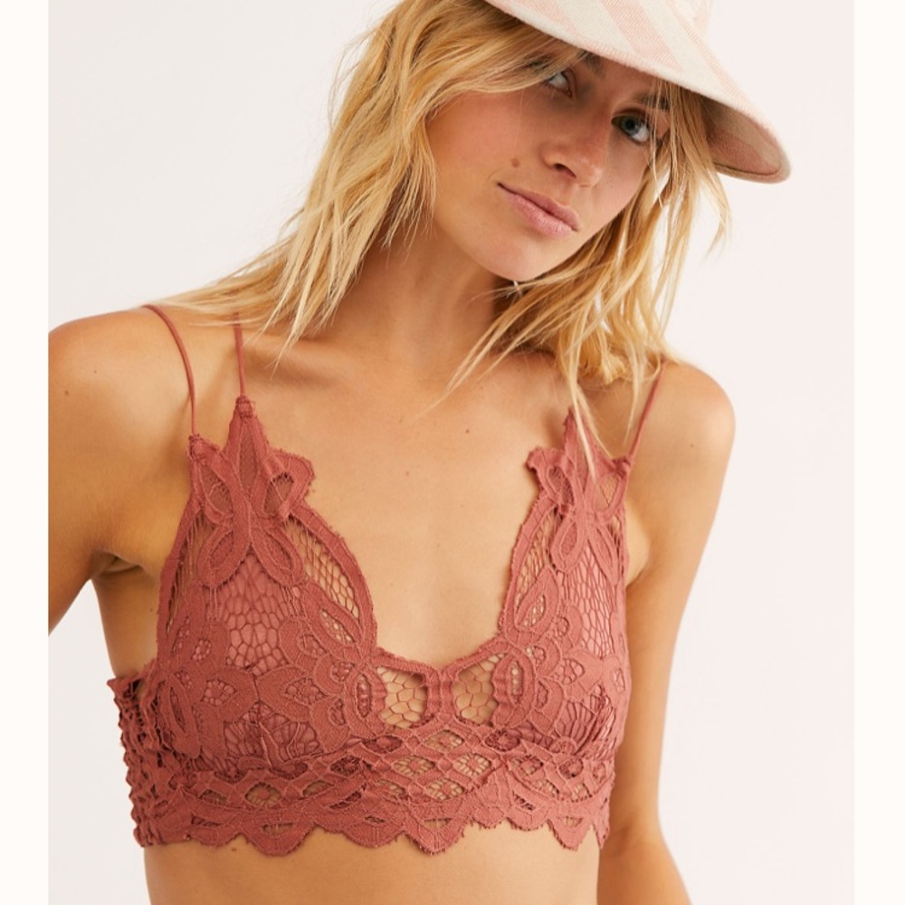 NWT FREE PEOPLE ADELLA BRALETTE COPPER